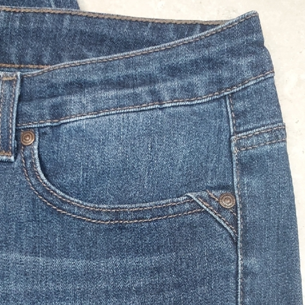 Bandolino Karyn Boyfriend Blue Denim Jeans - Picture 2 of 6